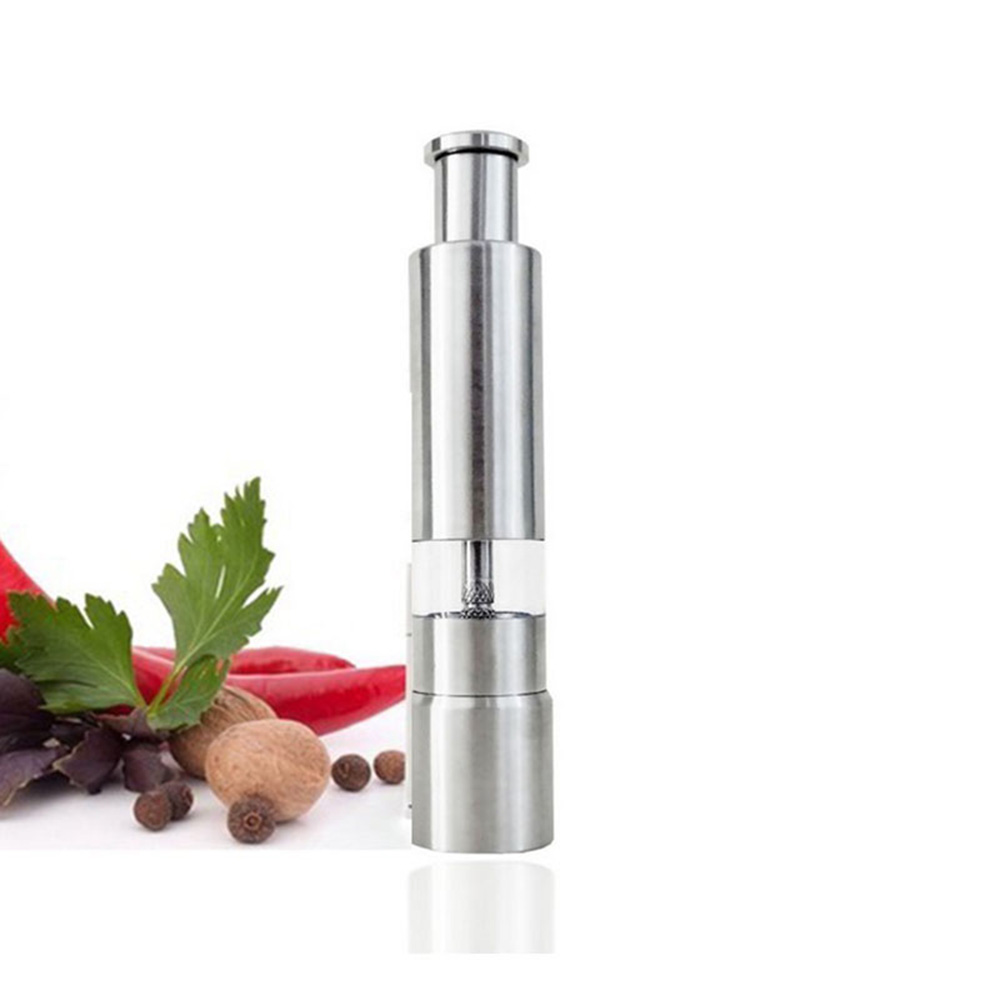 mini portable one hand pepper mill grinder