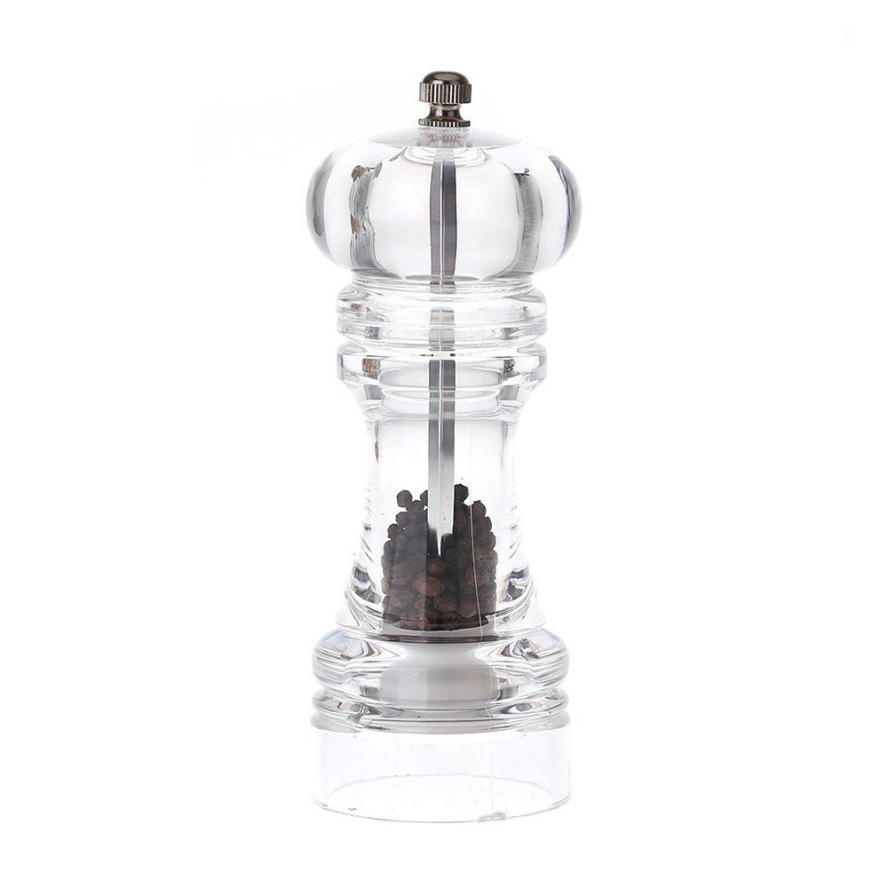 Manual acrylic pepper grinder set