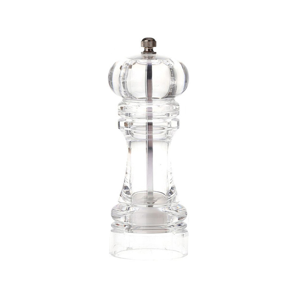 top rated hand acrylic pepper grinder set