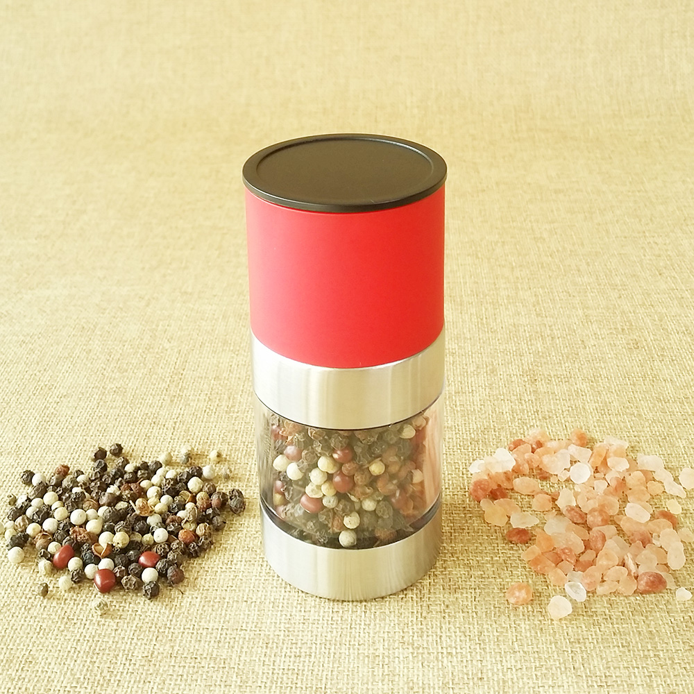 small manual pepper grinding mill for salt and pepper