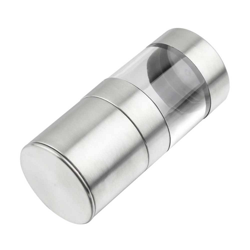 best hand stainless steel small pepper mill