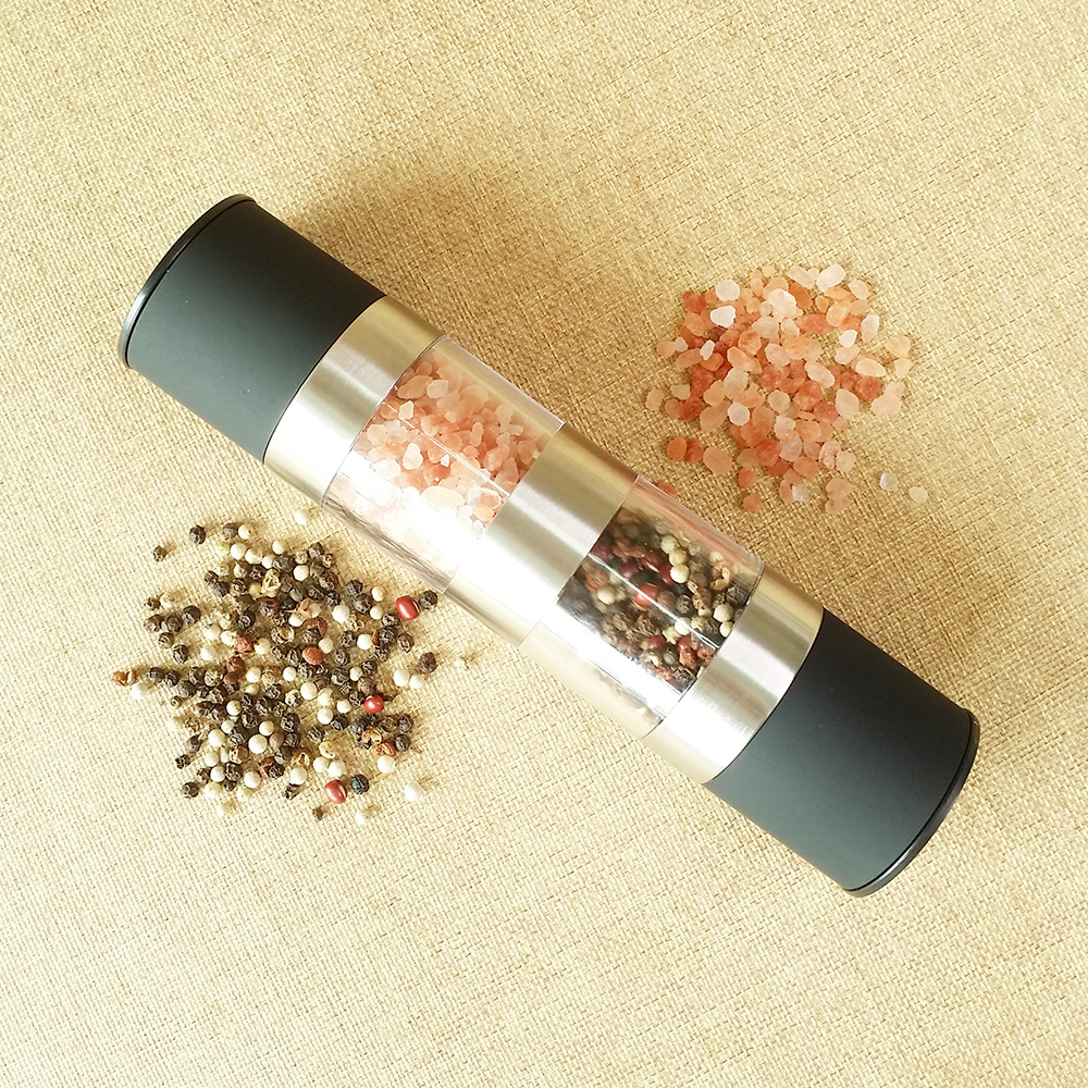 manual 2 in 1 salt and pepper mill set