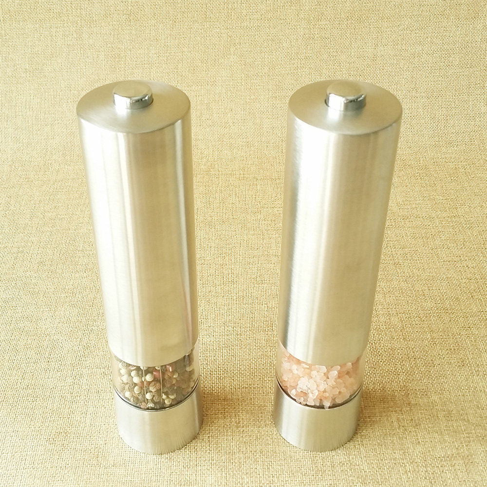 best stainless steel electric pepper mill with light